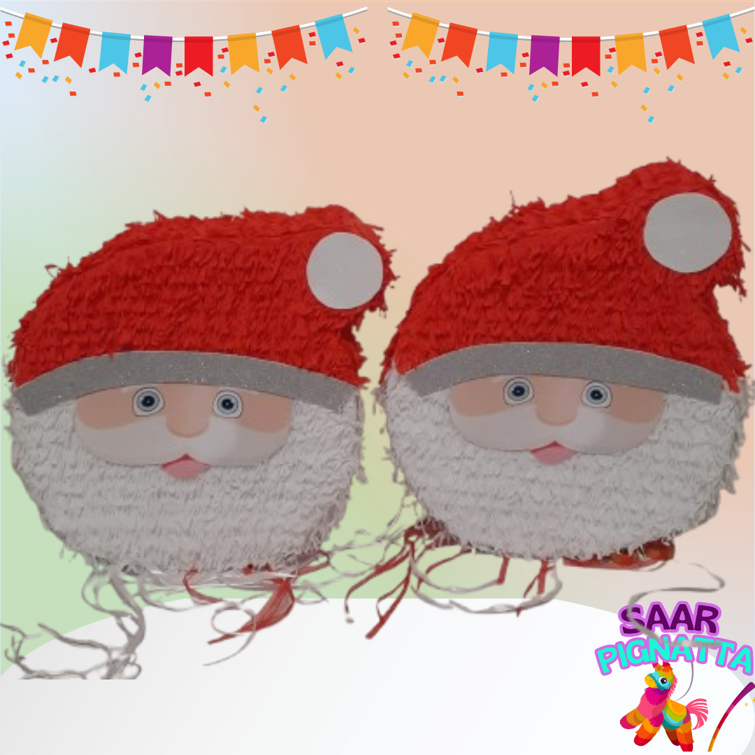 Pignatta Babbo Natale Testa Rotonda 2