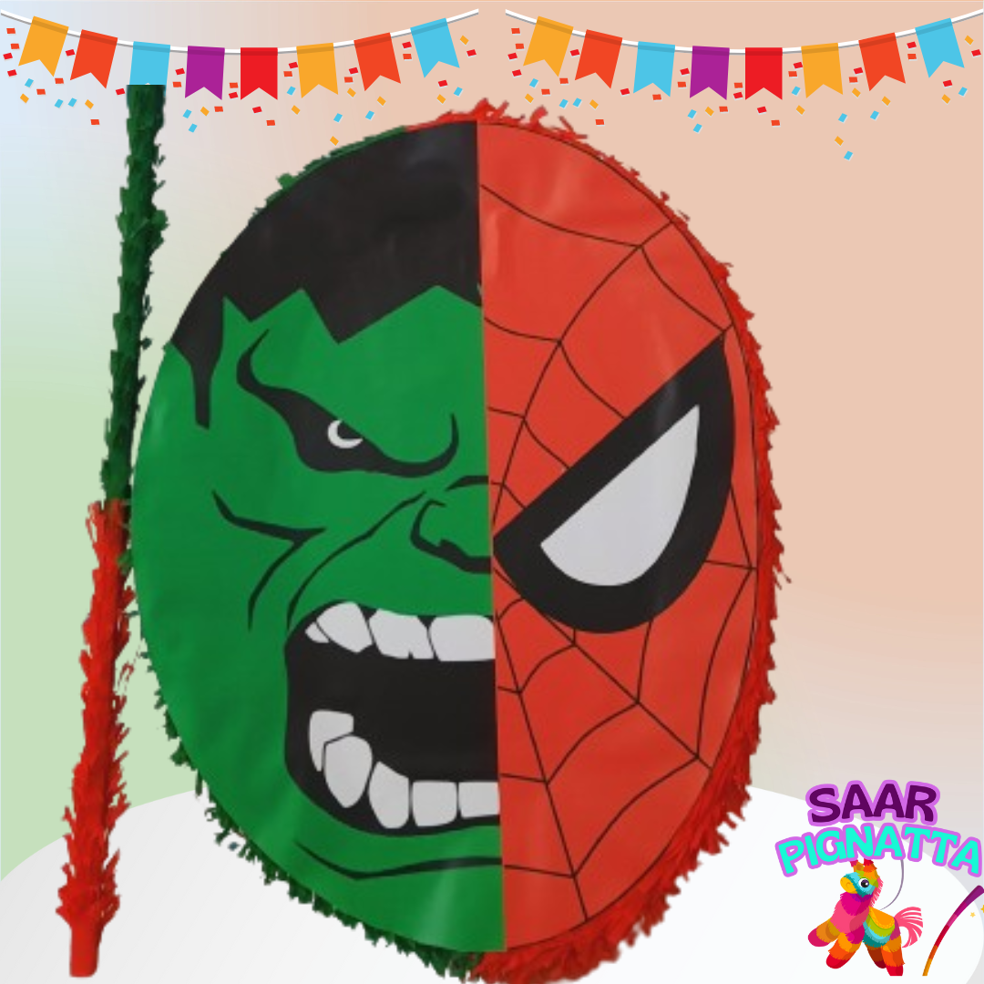 Pignatta Hulk & Spiderman